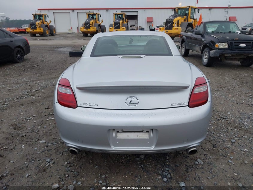 2006 Lexus Sc 430 VIN: JTHFN48Y369000915 Lot: 43648316