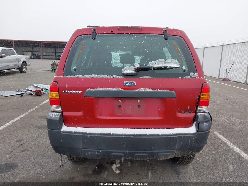 2006 Ford Escape Xls/Xls Manual VIN: 1FMYU02Z56KA72615 Lot: 43648348