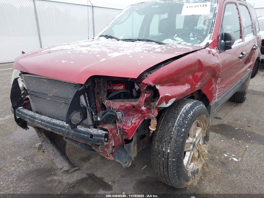 2006 Ford Escape Xls/Xls Manual VIN: 1FMYU02Z56KA72615 Lot: 43648348