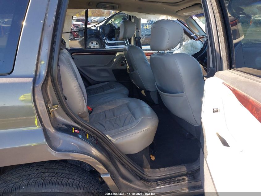 2002 Jeep Grand Cherokee Overland VIN: 1J8GW68J12C147922 Lot: 43648438