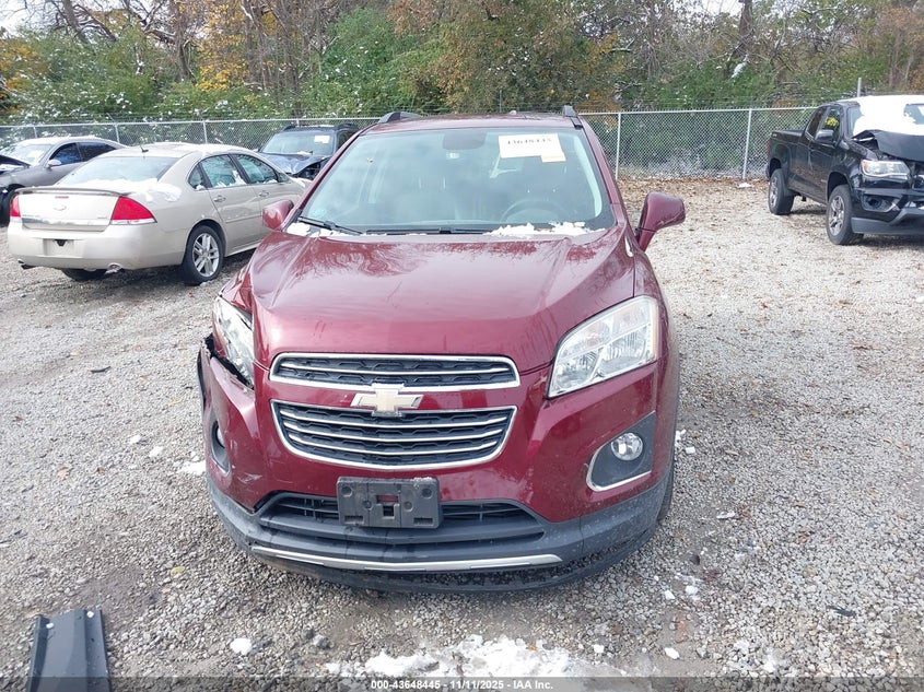2016 Chevrolet Trax Ltz VIN: 3GNCJMSB3GL253821 Lot: 43648445