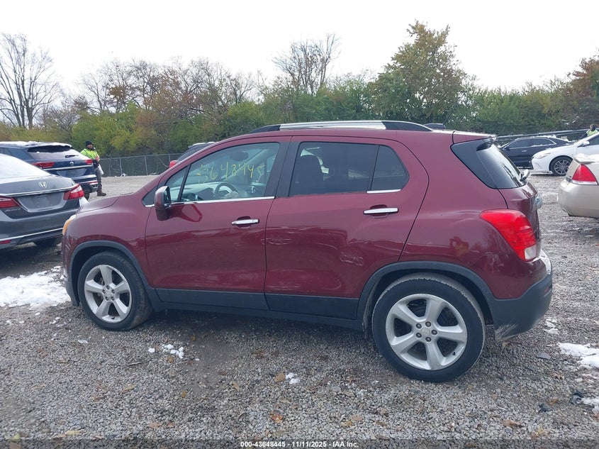 2016 Chevrolet Trax Ltz VIN: 3GNCJMSB3GL253821 Lot: 43648445