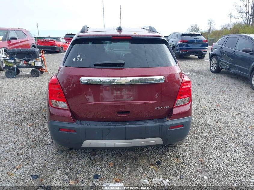 2016 Chevrolet Trax Ltz VIN: 3GNCJMSB3GL253821 Lot: 43648445