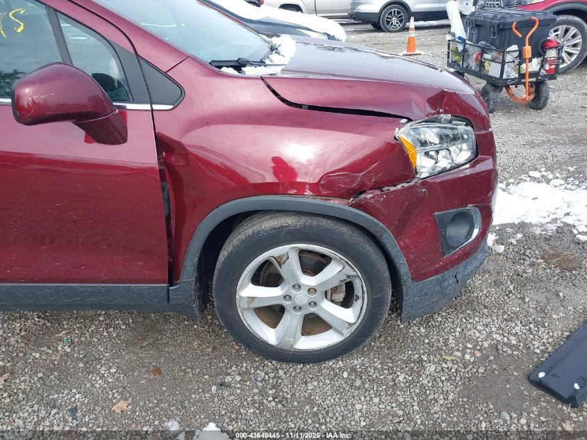 2016 Chevrolet Trax Ltz VIN: 3GNCJMSB3GL253821 Lot: 43648445