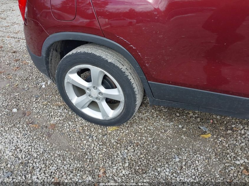 2016 Chevrolet Trax Ltz VIN: 3GNCJMSB3GL253821 Lot: 43648445