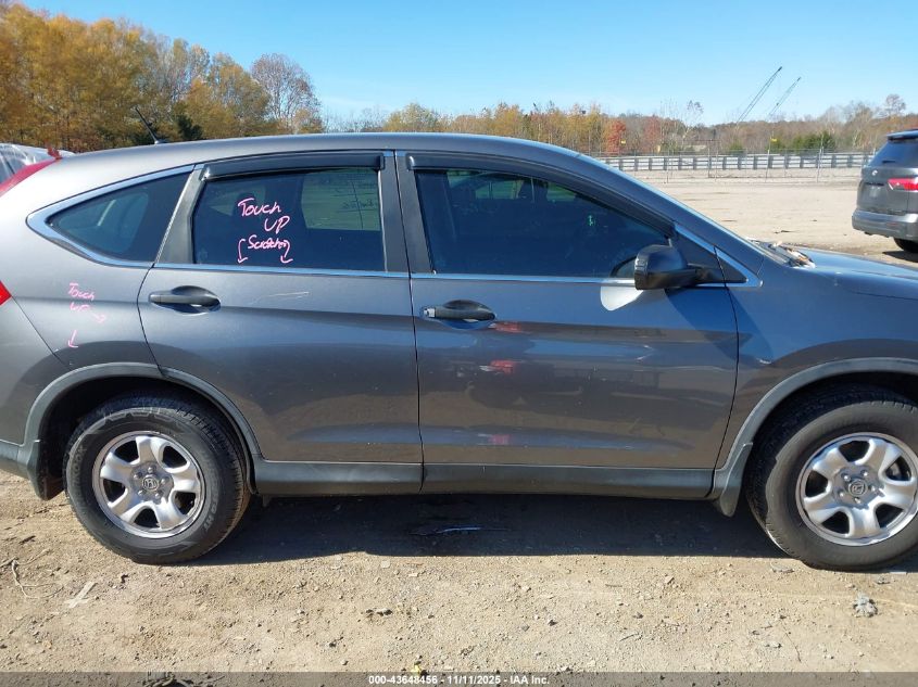 2013 Honda Cr-V Lx VIN: 3CZRM3H37DG711217 Lot: 43648456