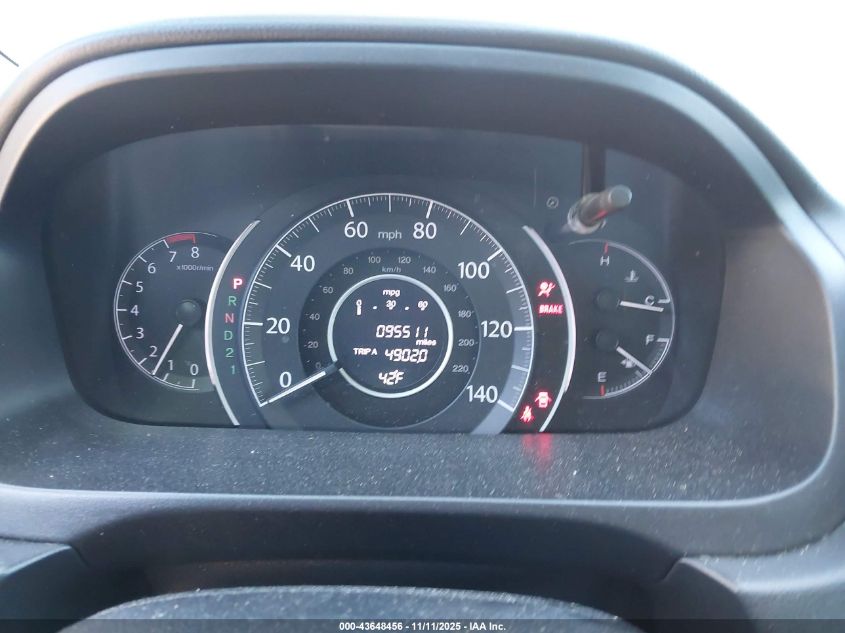 2013 Honda Cr-V Lx VIN: 3CZRM3H37DG711217 Lot: 43648456