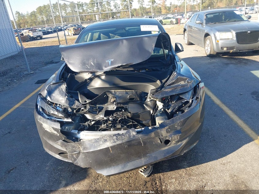 2025 Tesla Model 3 Long Range Rear-Wheel Drive/Standard VIN: 5YJ3E1EAXSF902178 Lot: 43648473