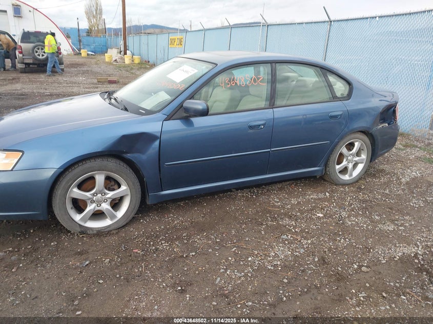 2007 Subaru Legacy 2.5I VIN: 4S3BL616177205169 Lot: 43648502