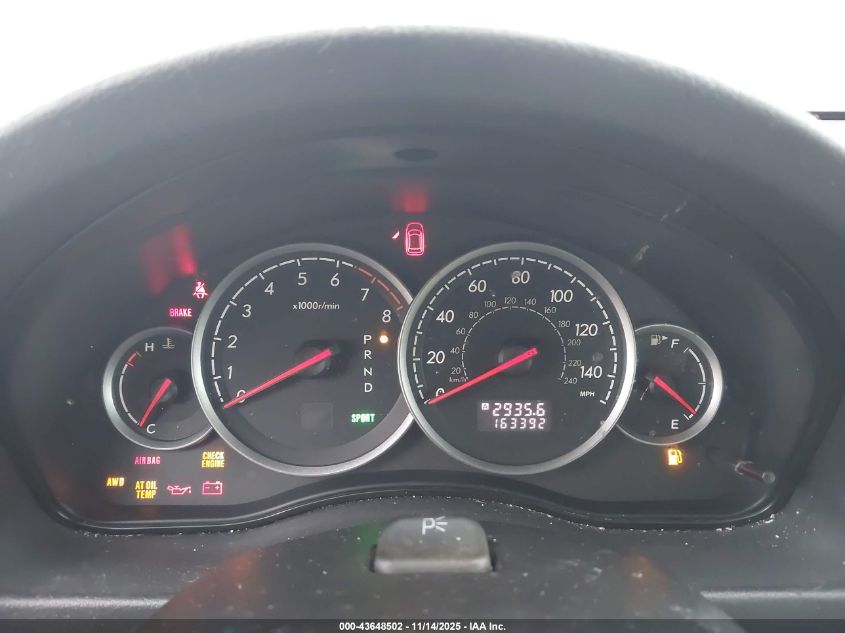 2007 Subaru Legacy 2.5I VIN: 4S3BL616177205169 Lot: 43648502