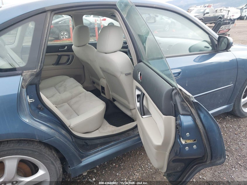 2007 Subaru Legacy 2.5I VIN: 4S3BL616177205169 Lot: 43648502