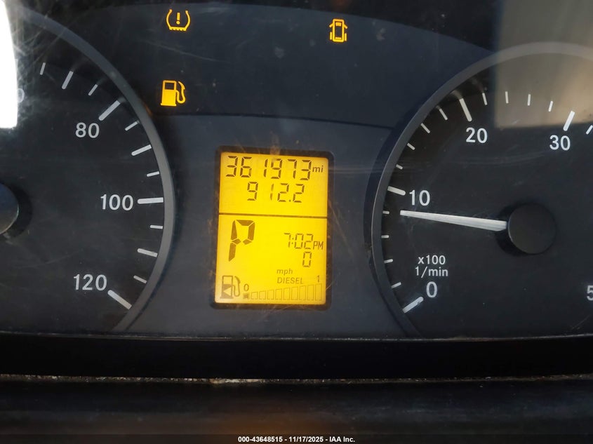 2016 Mercedes-Benz Sprinter 2500 High Roof/High Roof VIN: WD3PE8DD6GP363863 Lot: 43648515