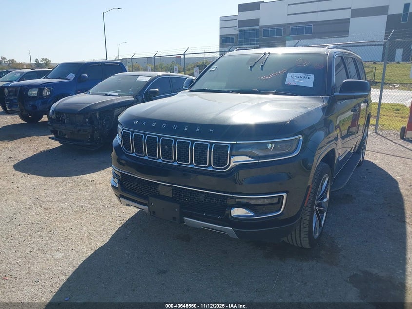 2022 Jeep Wagoneer Series Ii 4X2 black other gasoline 1C4SJUBT1NS184624 photo #3