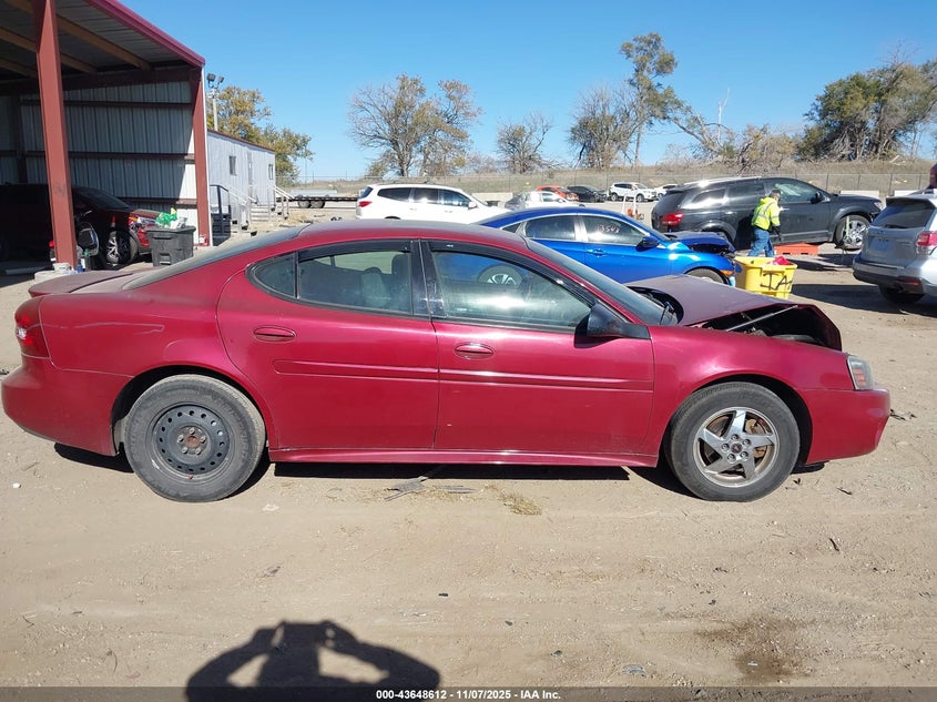 2004 Pontiac Grand Prix Gt2 VIN: 2G2WS522241143322 Lot: 43648612
