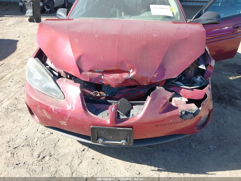 2004 Pontiac Grand Prix Gt2 VIN: 2G2WS522241143322 Lot: 43648612