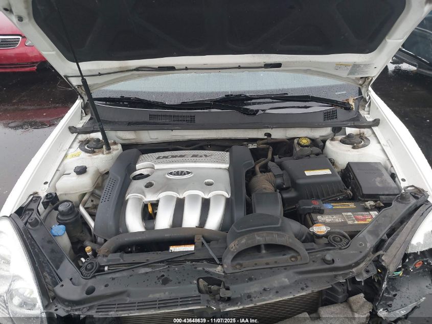 2006 Kia Optima Ex (New)/Lx (New) VIN: KNAGE123665024163 Lot: 43648639