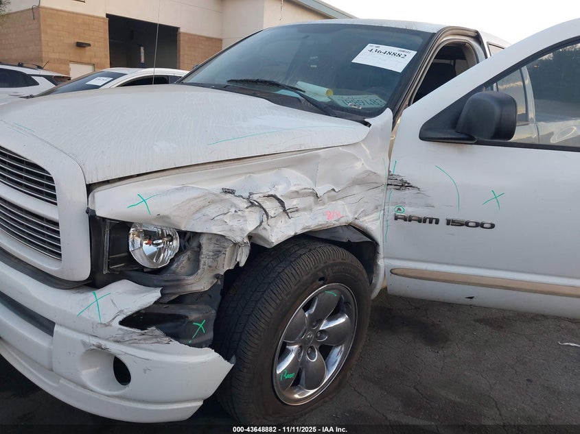 2005 Dodge Ram 1500 Slt/Laramie VIN: 1D7HA18D35J539393 Lot: 43648882