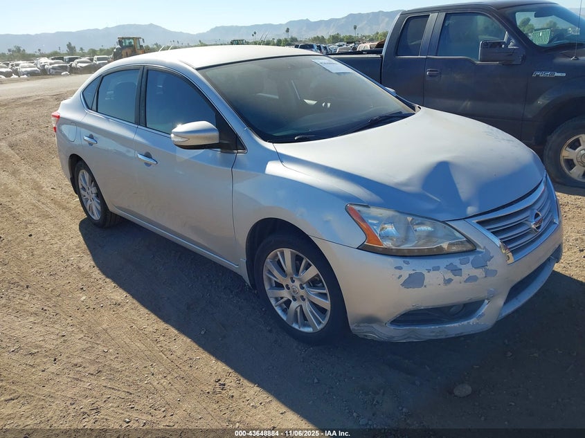 3N1AB7AP1FY236838 2015 Nissan Sentra Sl auction photo 1