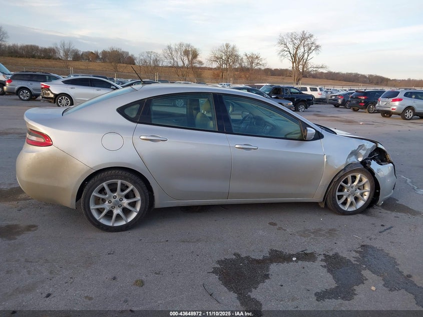 2013 Dodge Dart Sxt VIN: 1C3CDFBA0DD126601 Lot: 43648972