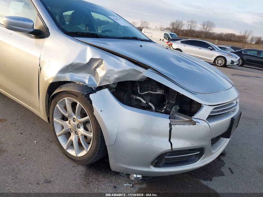 2013 Dodge Dart Sxt VIN: 1C3CDFBA0DD126601 Lot: 43648972