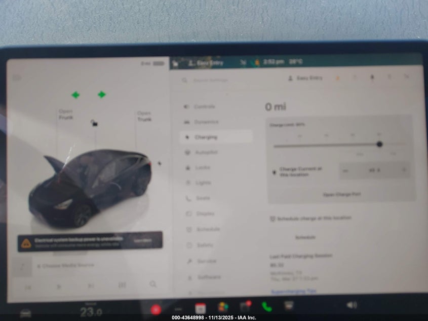 2024 Tesla Model Y Long Range Dual Motor All-Wheel Drive VIN: 7SAYGDEE1RA294842 Lot: 43648998