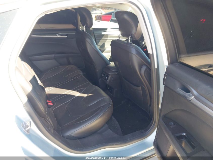 2014 Ford Fusion Energi Titanium VIN: 3FA6P0SUXER240997 Lot: 43648999