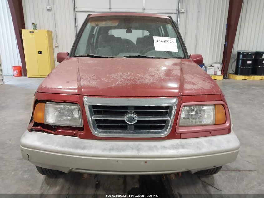 1998 Suzuki Sidekick Jlx Sport/Jx Sport VIN: JS3TD21V2W4101664 Lot: 43649023