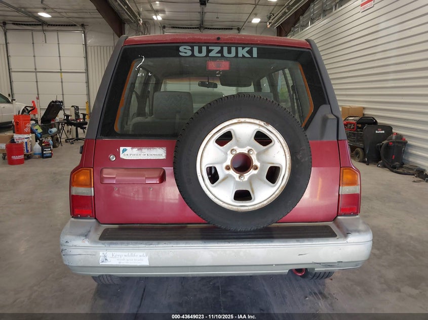 1998 Suzuki Sidekick Jlx Sport/Jx Sport VIN: JS3TD21V2W4101664 Lot: 43649023