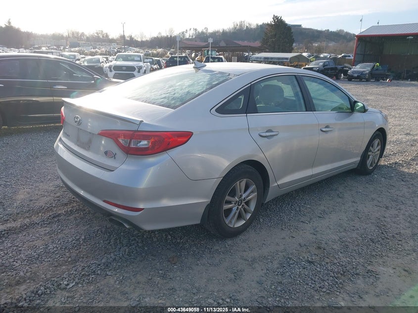 2015 HYUNDAI SONATA SE 5NPE24AF9FH248852