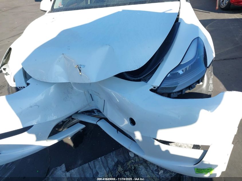 2023 Tesla Model Y Awd/Long Range Dual Motor All-Wheel Drive VIN: 7SAYGAEE5PF596536 Lot: 43649088