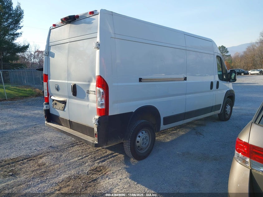 VIN 3C6LRVDG9PE567940 2023 RAM PROMASTER 2500 HIGH ROOF 159 WB