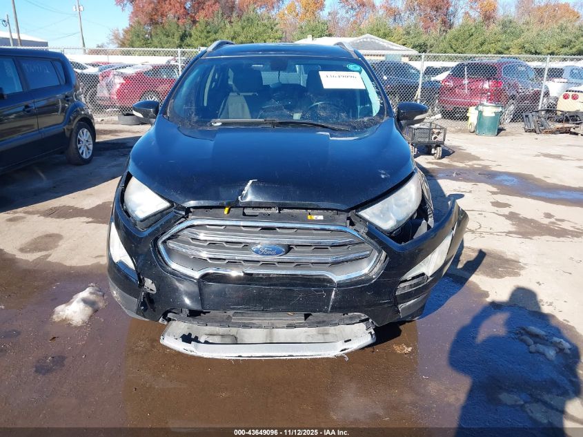 2019 Ford Ecosport Titanium VIN: MAJ6S3KL7KC284599 Lot: 43649096