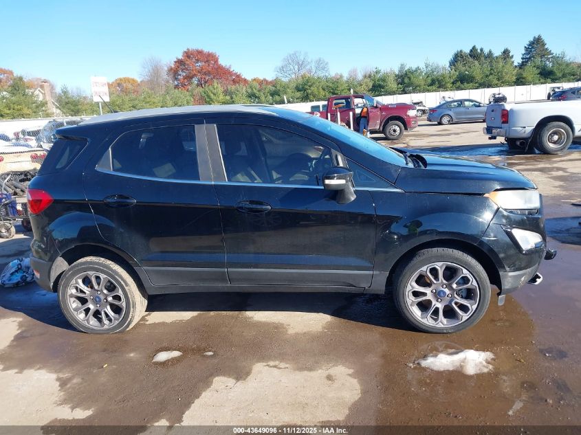 2019 Ford Ecosport Titanium VIN: MAJ6S3KL7KC284599 Lot: 43649096