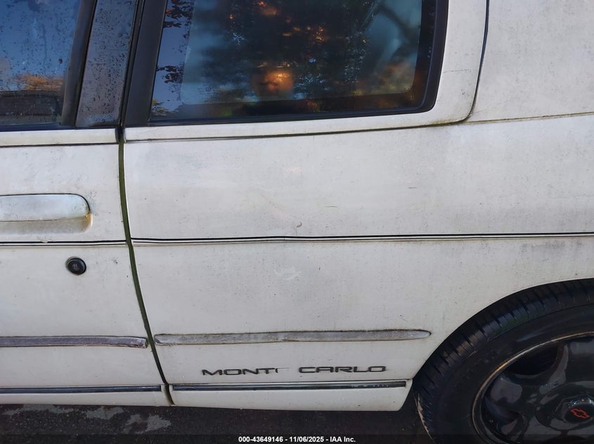 1998 Chevrolet Monte Carlo Z34 VIN: 2G1WX12K0W9300736 Lot: 43649146