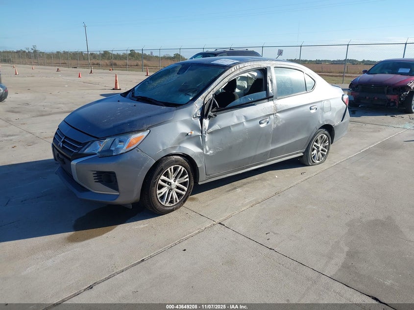 Vin: ml32fufjxnhf01409, lot: 44144421, mitsubishi mirage g4 black edition/es/le 20222