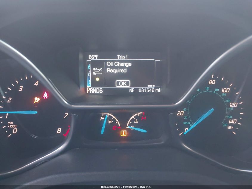 2015 Ford Transit Connect Titanium VIN: NM0GE9G72F1177091 Lot: 43649272