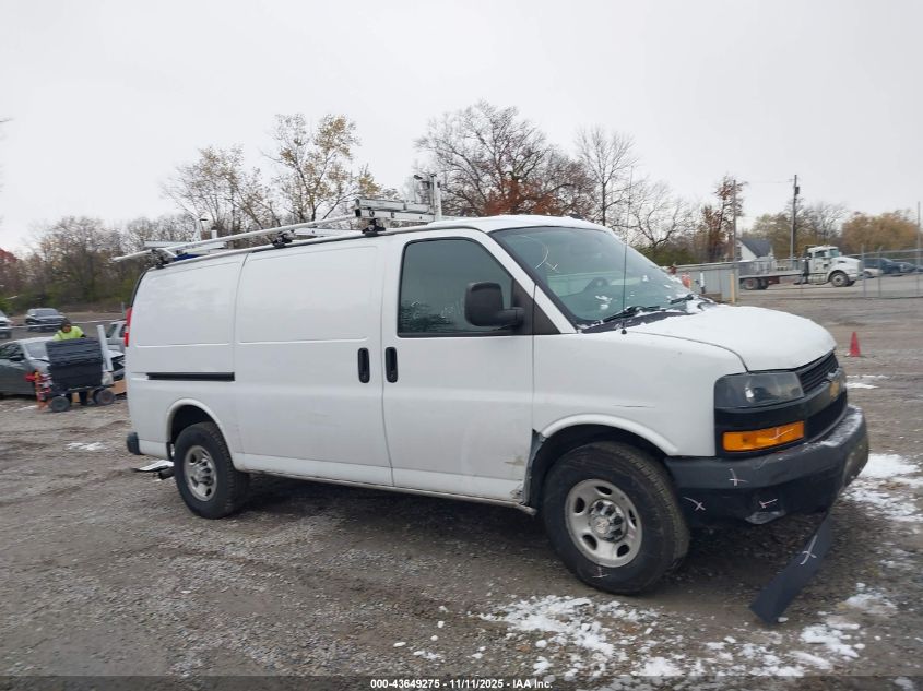 2020 Chevrolet Express Cargo Rwd 2500 Regular Wheelbase Wt VIN: 1GCWGAFG9L1237973 Lot: 43649275
