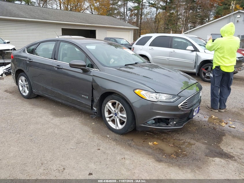 2018 FORD FUSION HYBRID S - 3FA6P0UU7JR100221