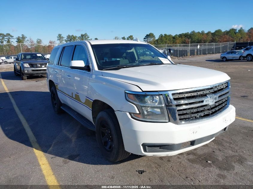 CHEVROLET TAHOE 2WD COMMERCIAL FLEET