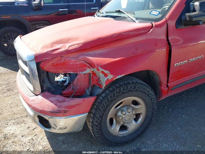 2003 Dodge Ram 2500 Slt/Laramie/St VIN: 3D7KA26653G716900 Lot: 43649317