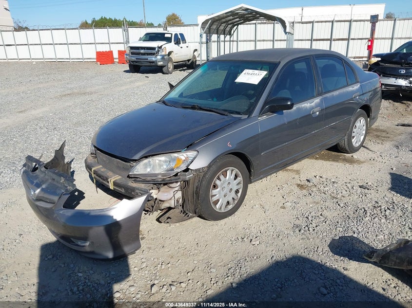 2HGES16564H604776 2004 HONDA CIVIC photo no. 2