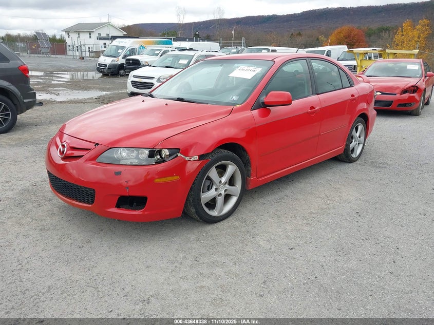 1YVHP84C285M24225 2008 MAZDA 6 photo no. 2