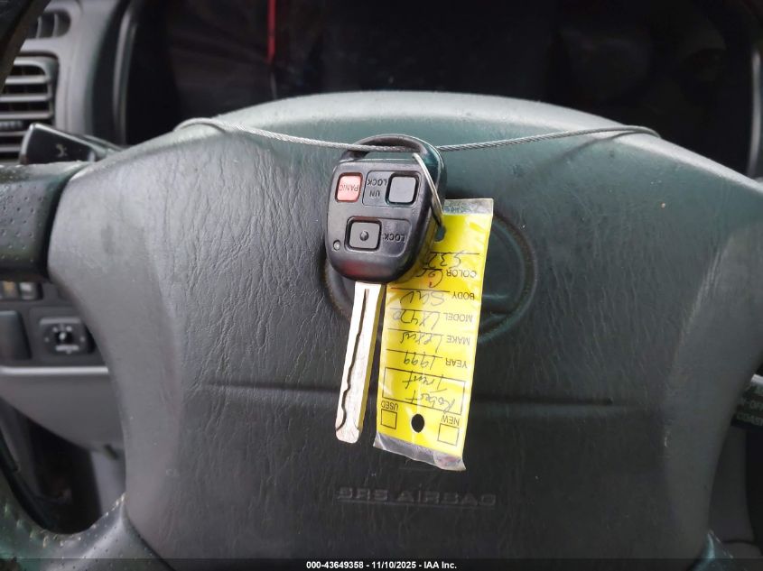 1999 Lexus Lx 470 VIN: JT6HT00WXX0055264 Lot: 43649358