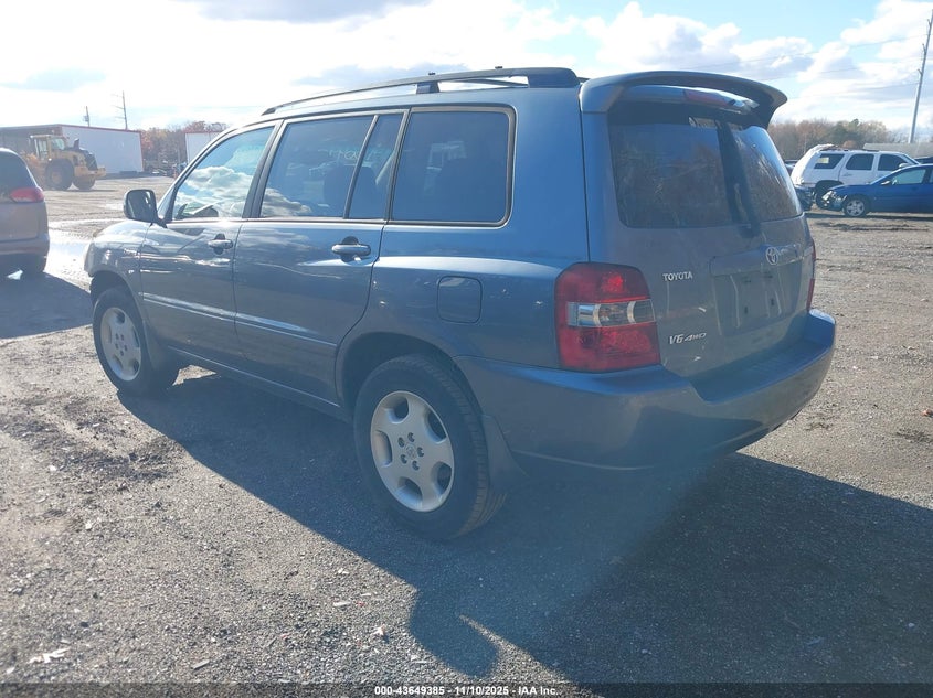 JTEEP21A150088418 2005 TOYOTA HIGHLANDER photo no. 3