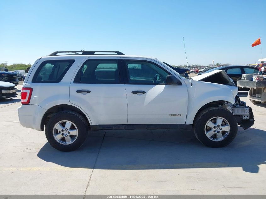 2008 Ford Escape Xls/Xls Manual VIN: 1FMCU02Z78KC83781 Lot: 43649409