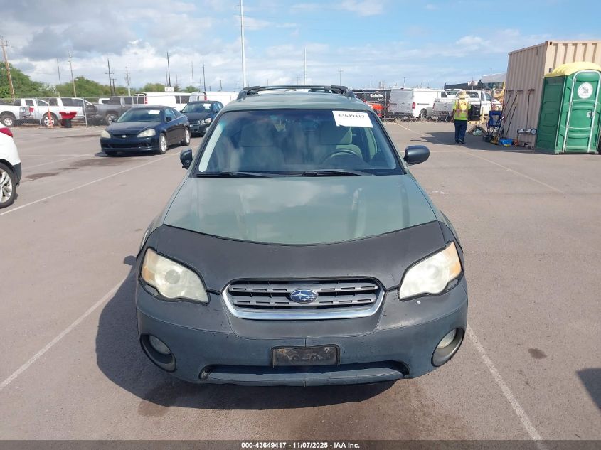 2006 Subaru Outback 2.5I VIN: 4S4BP61C267330170 Lot: 43649417