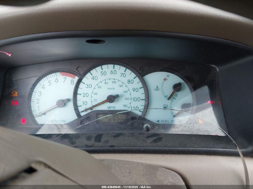 2003 Toyota Corolla Le VIN: 2T1BR32E93C081678 Lot: 43649445