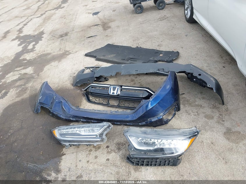 2021 Honda Cr-V Hybrid Ex-L VIN: 7FART6H85ME030120 Lot: 43649481