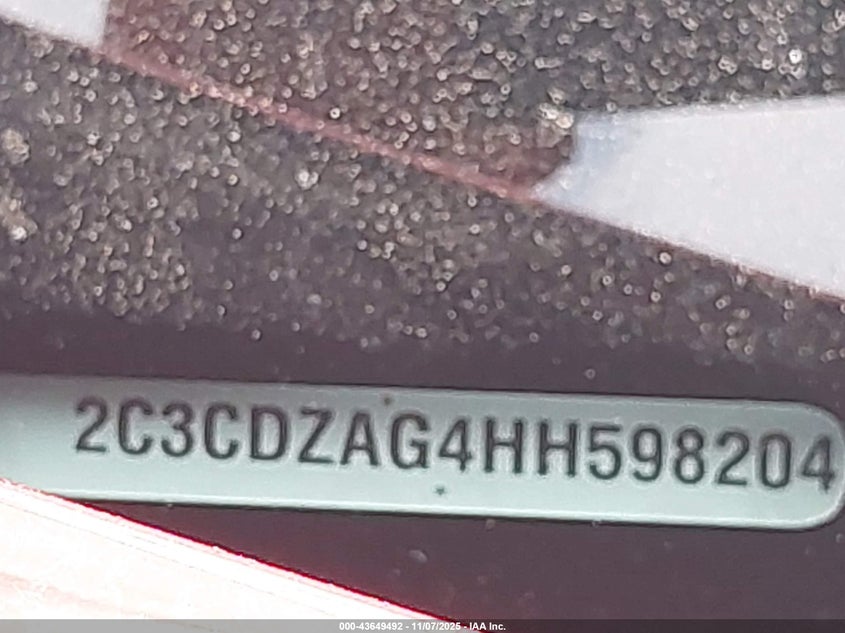 2017 DODGE CHALLENGER SXT - 2C3CDZAG4HH598204