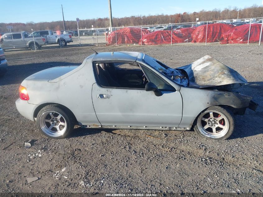 1997 Honda Del Sol S VIN: JHMEH6241VS000407 Lot: 43649524